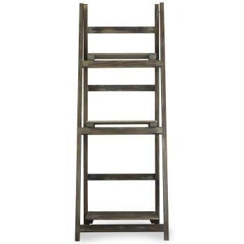 Oak Effect Three Tier Ladder Unit