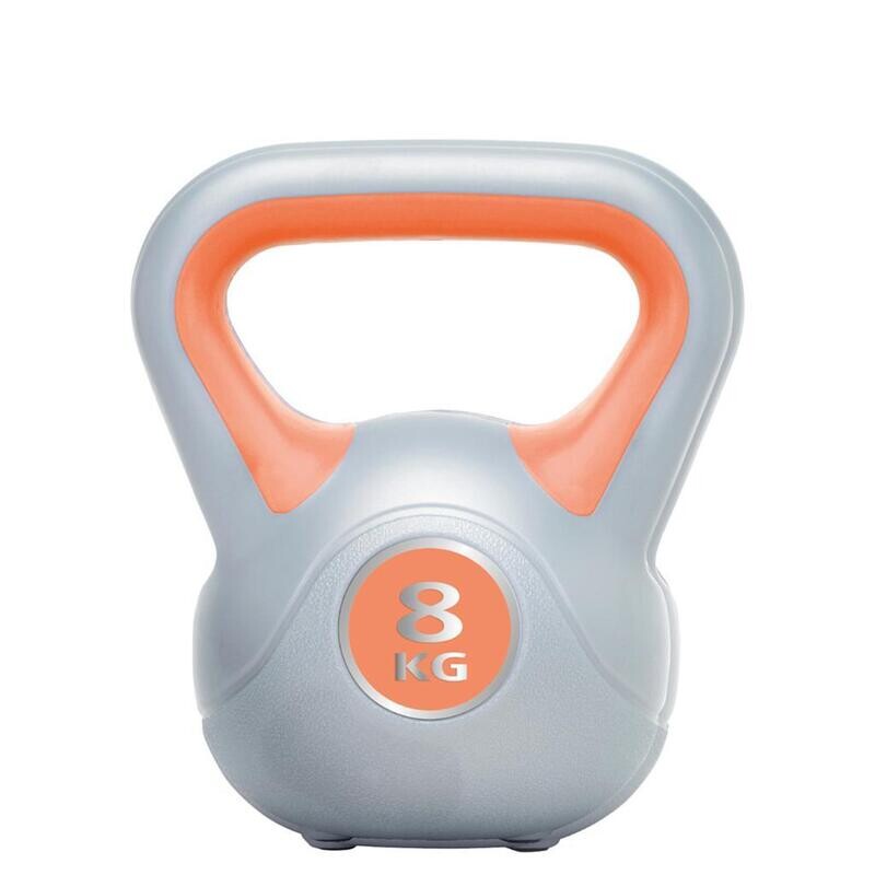 Urban Fitness Vinyl Kettlebell
8kg grey and orange finish