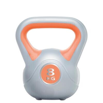 Urban Fitness Vinyl Kettlebell
8kg grey and orange finish