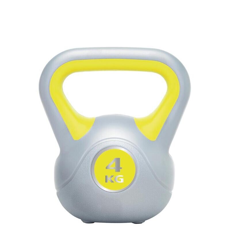 Urban Fitness Vinyl Kettlebell
4 kg Yellow and grey finish