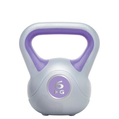 Urban Fitness Vinyl Kettlebell
6kg grey and mauve finish