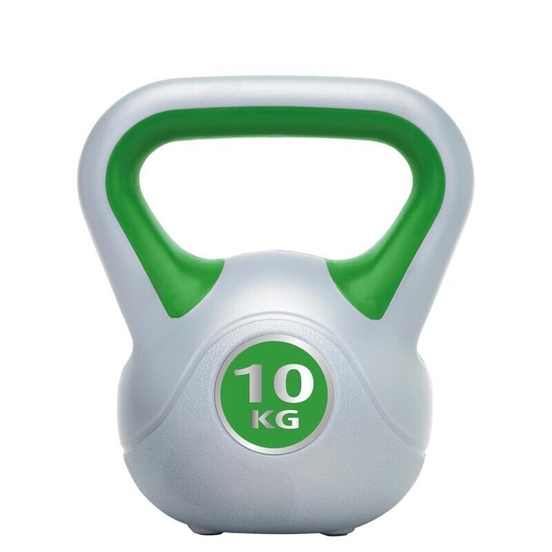 Urban Fitness Vinyl Kettlebell
10kg grey and green finish