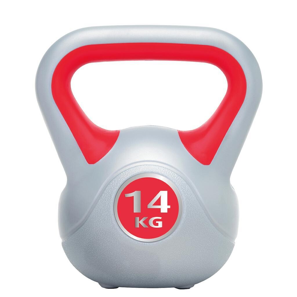 Urban Fitness Vinyl Kettlebell
14kg red and grey finish