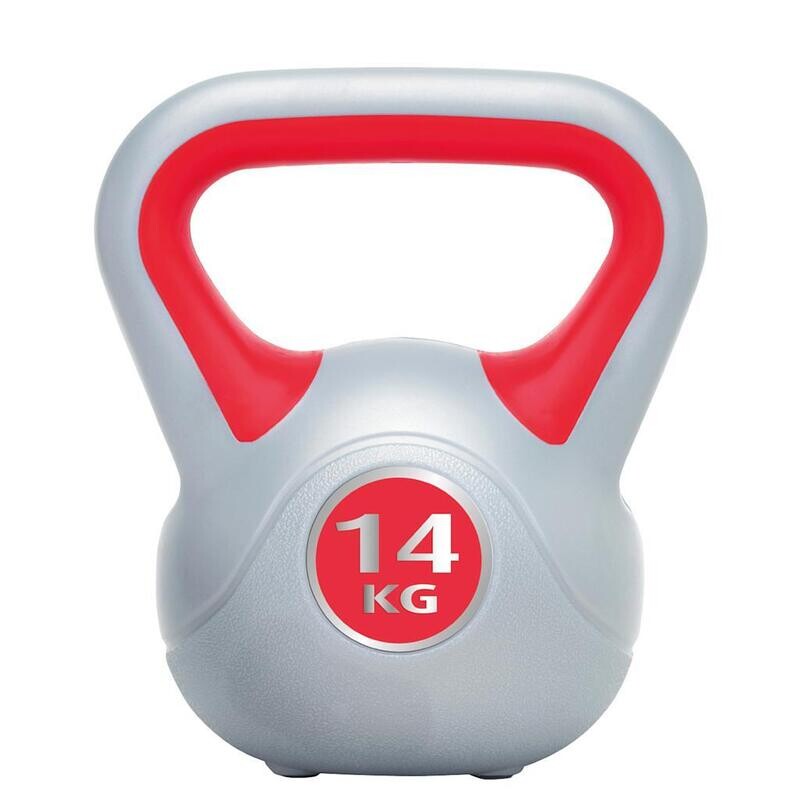 Urban Fitness Vinyl Kettlebell
14kg red and grey finish