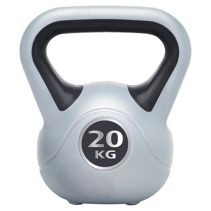 Urban Fitness Vinyl Kettlebell
20kg grey and black finish
