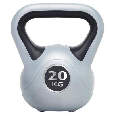 Urban Fitness Vinyl Kettlebell
20kg grey and black finish