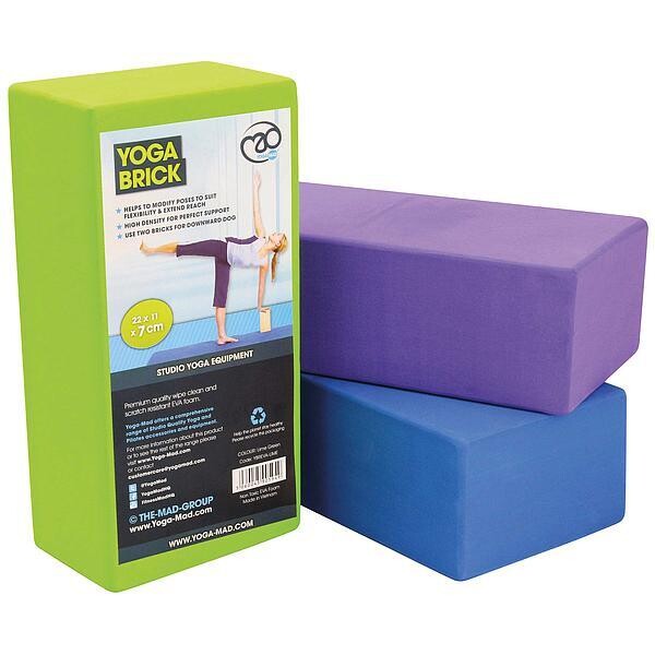 Hi Density Yoga Brick
Lime Green, Purple or Blue