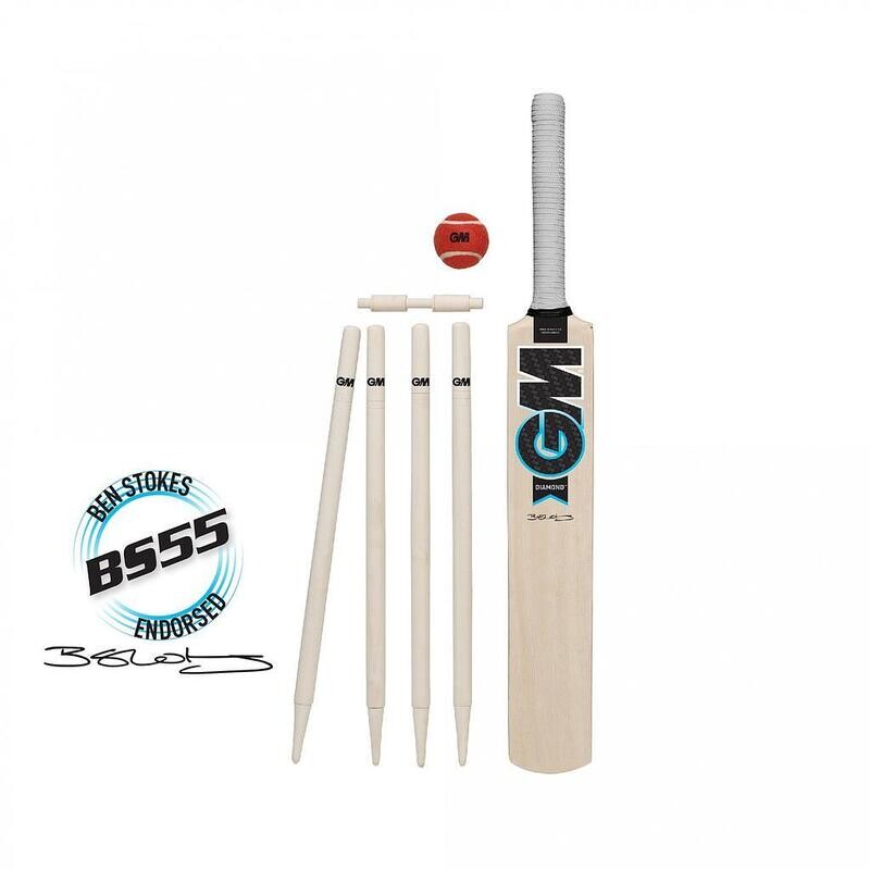 GM Diamond Cricket Set
Wooden Natural Finish.
Bat, Ball & Wicket