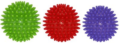 Urban Fitness Soft Spikey Massage Balls
Lime Green Red and Purple Finish