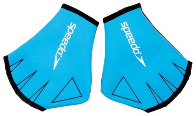 Speedo Aqua Gloves
Light Blue Finish with white Speedo Logo
Black trim
