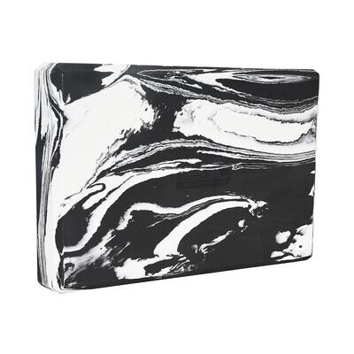 Urban Fitness Marbled Yoga Block
Black and White Finish