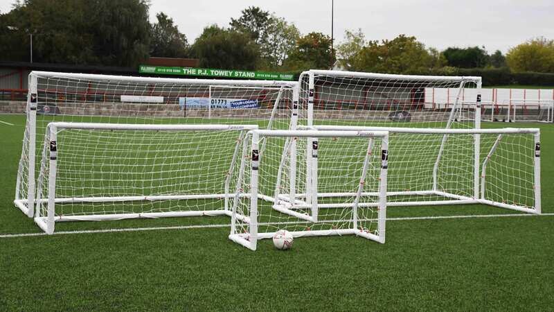 Precision Match Goal Posts
White Goals sited on a football pitch