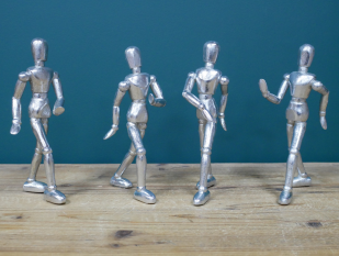 Walking Men - Set of Four