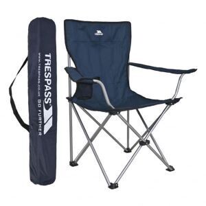 Trespass Settle Camping Chair and Carry Bag
Navy Finish.