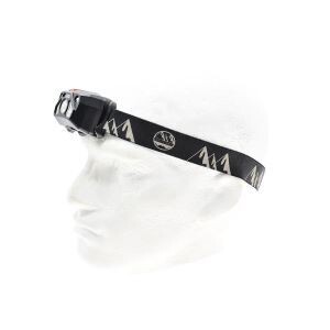 Six Peaks LED Head Torch with Motion Sensor.
Black Finish White logos