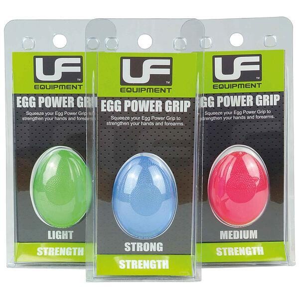 Urban Fitness Egg Power Grip
Green, Blue and Red egg
In display packaging