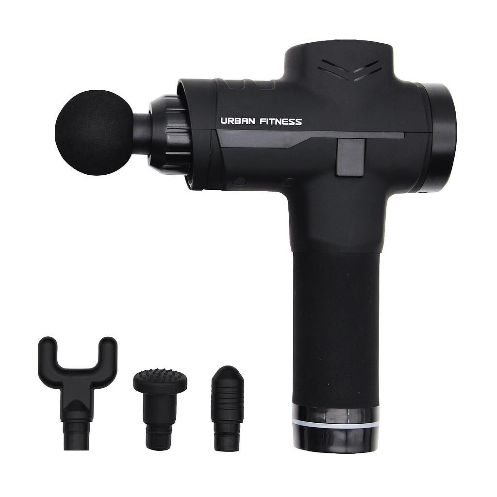 Urban Fitness Massage Gun
Black Finish 
With attachments