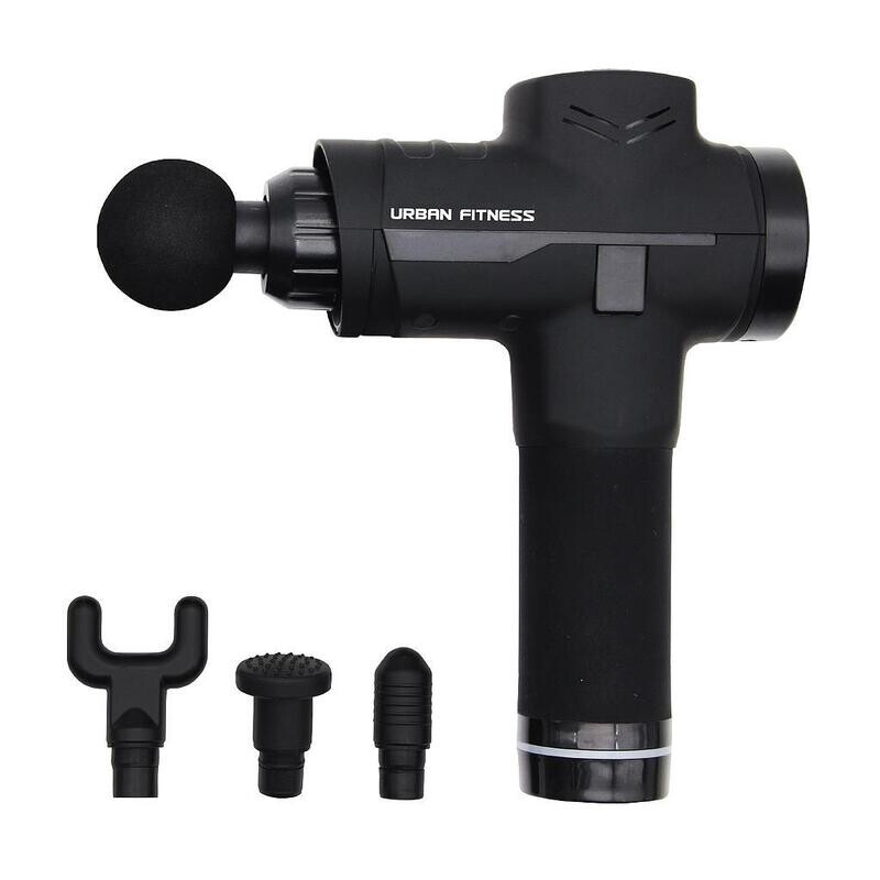 Urban Fitness Massage Gun
Black Finish 
With attachments
