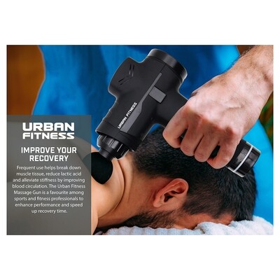 Urban Fitness Massage Gun
Image of gun being used on back of neck