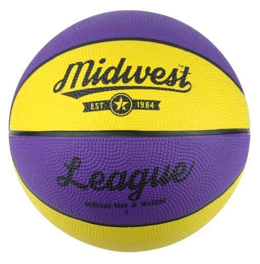Midwest League Basketball Yellow/Purple