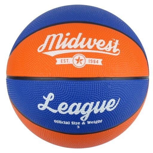 Midwest League Basketball Blue Orange