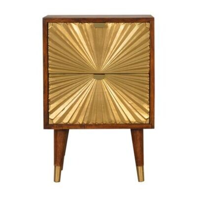 Nile Gold Bedside Table