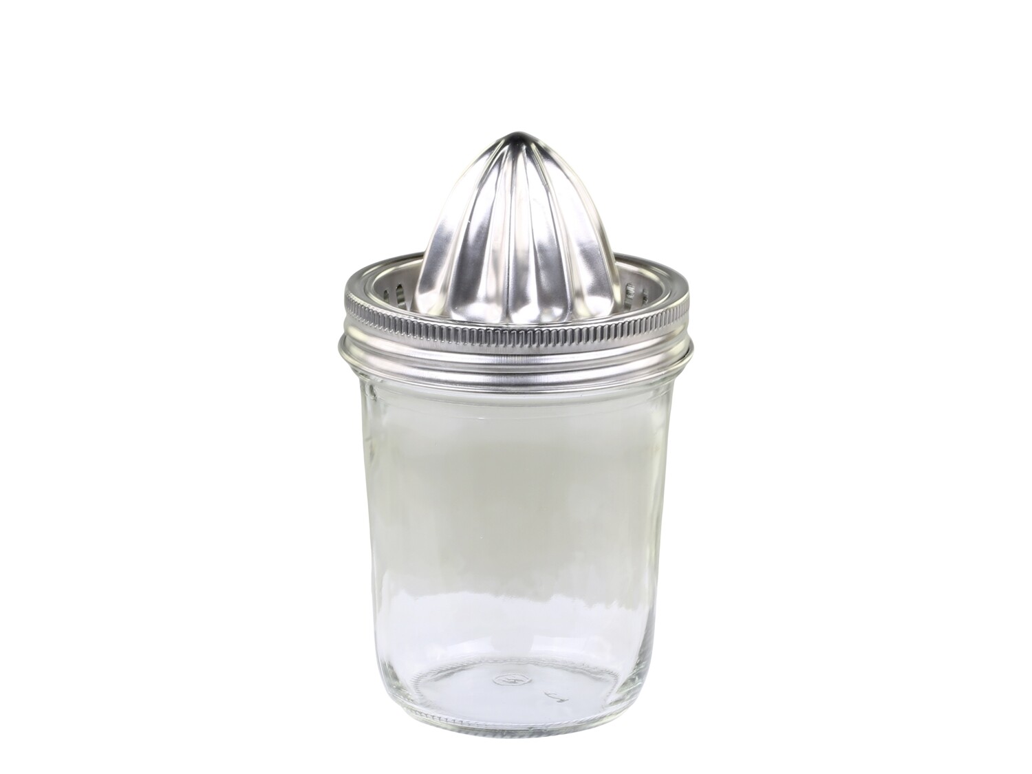 A lemon squeezer complete with a screw top glass for safely collecting the last drop of juice.