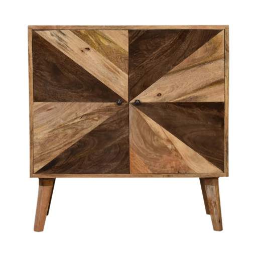 The attractive Chester cabinet is useful throughout the home, with a classic grey and oak effect design