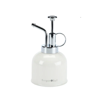 Plant mister in stone finish with stainless steel mister