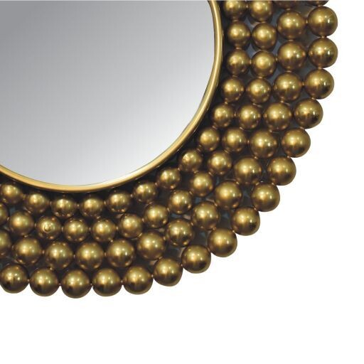 Crafted by hand, it is a first class mirror.