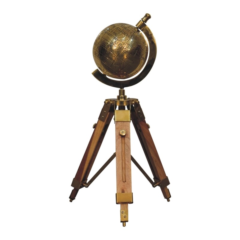 Brass Tripod Globe