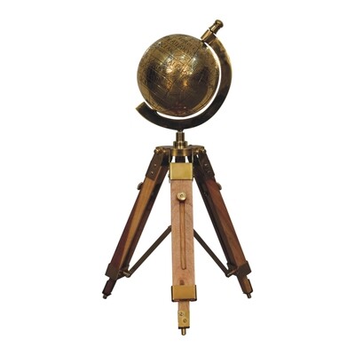 Brass Tripod Globe