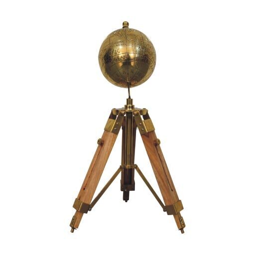 Brass Tripod Globe