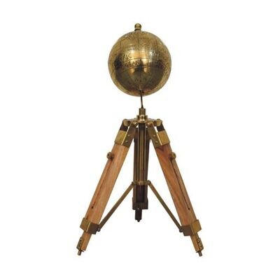Brass Tripod Globe