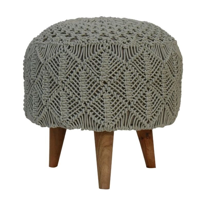 Crochet Footstool - Sage Green
Nordic Style Legs