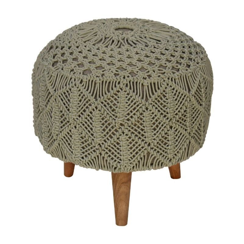 Crochet Footstool - Sage Green
Nordic Style Legs