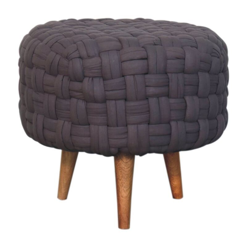 Tube Weave Grey Fabric Finish.
Oval design seat.
Nordic Style Legs