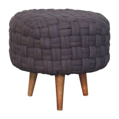 Tube Weave Grey Fabric Finish.
Oval design seat.
Nordic Style Legs