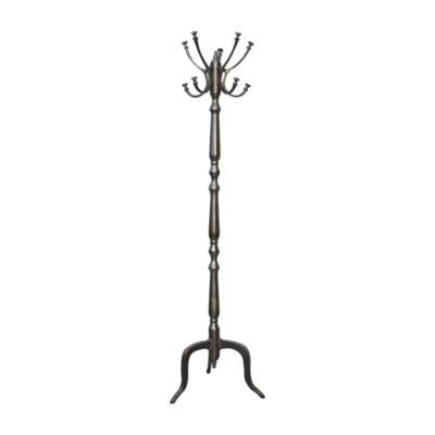 Made of steel and brass with superb coat hooks