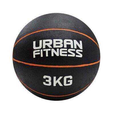 Urban Fitness Medicine Ball 3 kg
Black with Orange trim and white logo/weight