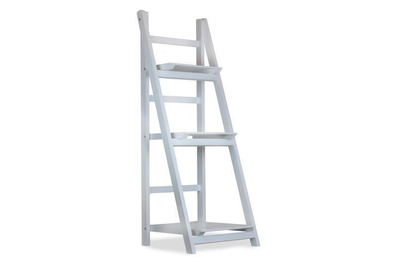White Three Tier Ladder Unit