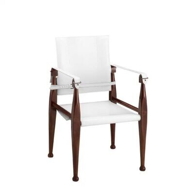 Campaign Bridle Chair - White