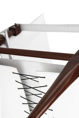 Campaign Bridle Leather Chair - White