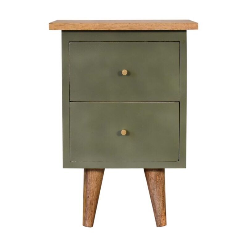 Our best selling bedroom cabinet in this lovely fern green finish.