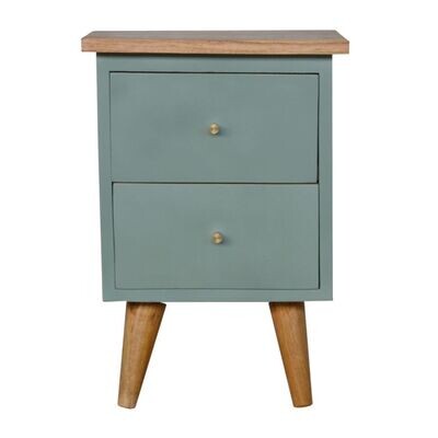 The Tonic is our most popular bedside cabinet probably due to the simple clean lines and the practicality of the useful drawers. 