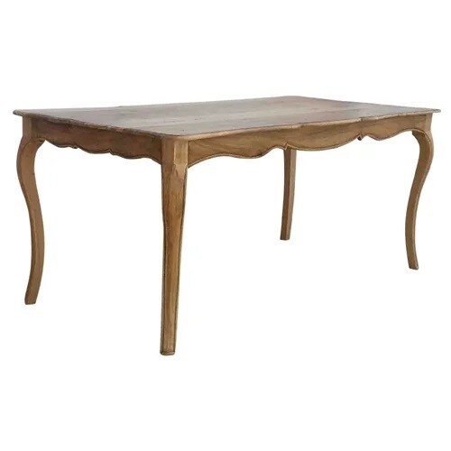A beautiful Lillian Dining Table in traditional style in an oak effect finish. Quality made of solid Mango wood.
Matching Lillian dining chairs also available
