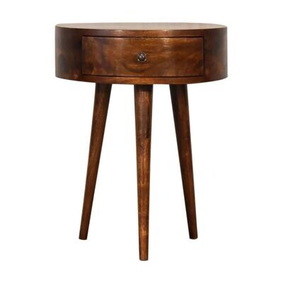 The Eclipse is a stylish bedside cabinet that doesn't look too heavy, yet provides a good space for overnight needs.