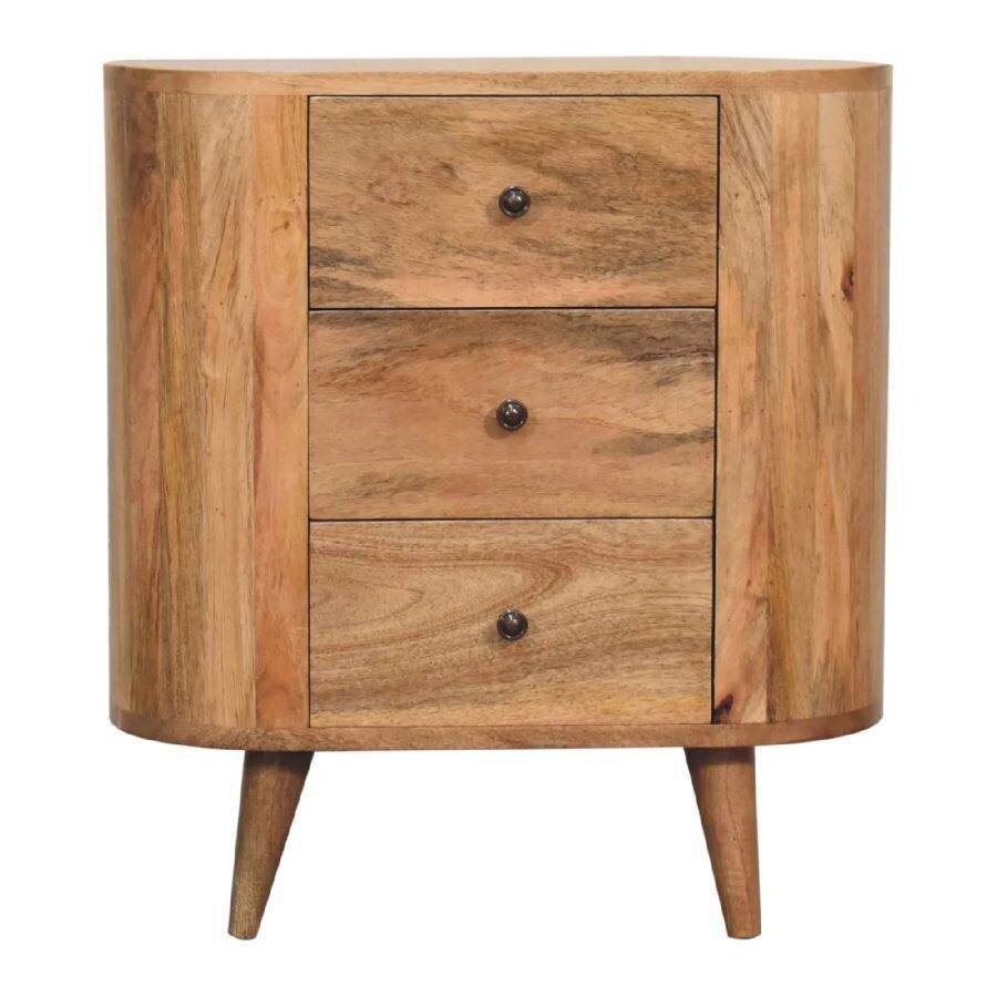 St Tropez Oak Finish Cabinet