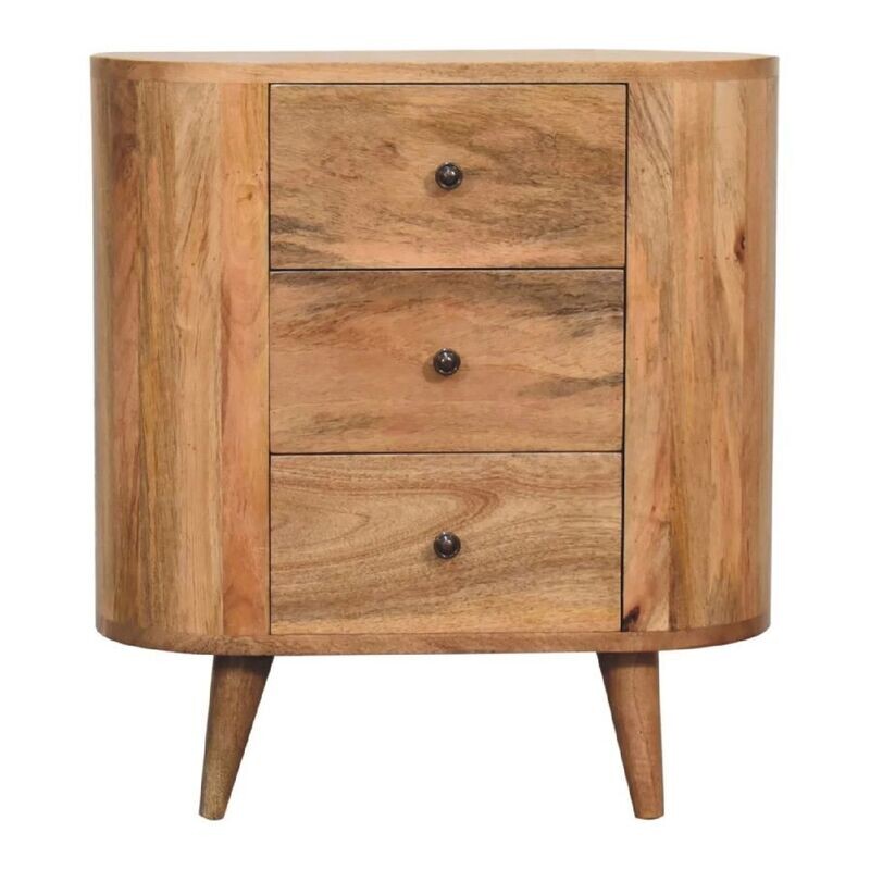St Tropez Oak Finish Cabinet