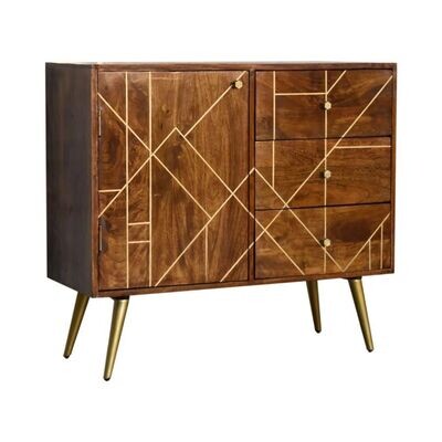 Here you can see the front and side of this attractive sideboard